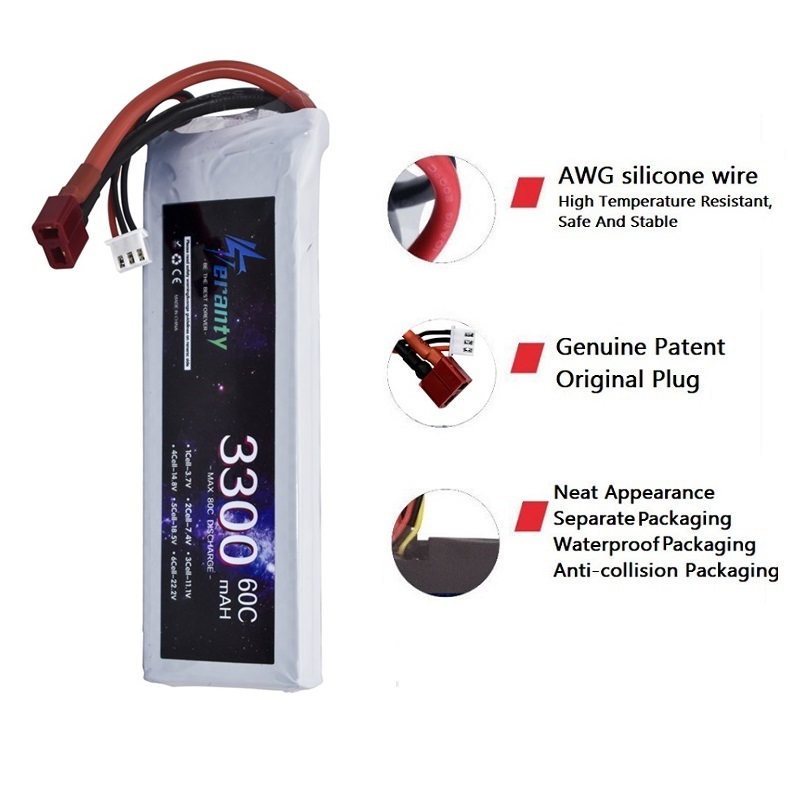2S 7,4 В LiPo аккумулятор 3300 – обзор и цена Drone Battery Lipo