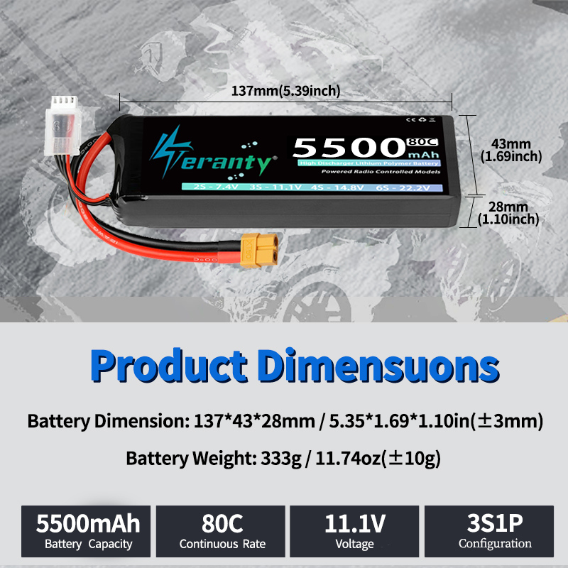 1/2 шт. аккумулятор TERANTY 3S – обзор и цена Drone Battery 3S